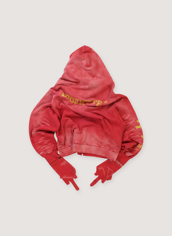 Project G/R Zygon Zip Sweatshirt Red (Pre-Owned) alternate view - Shop at Pieces Los Angeles