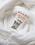 Marni Painterly Logo Sweatshirt Stone White