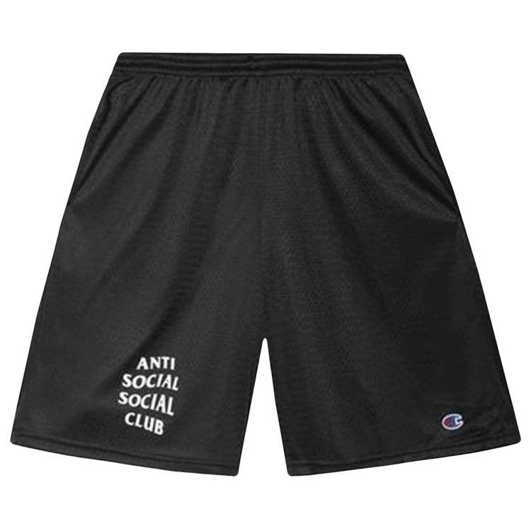 Anti Social Social Club Sport Shorts Black