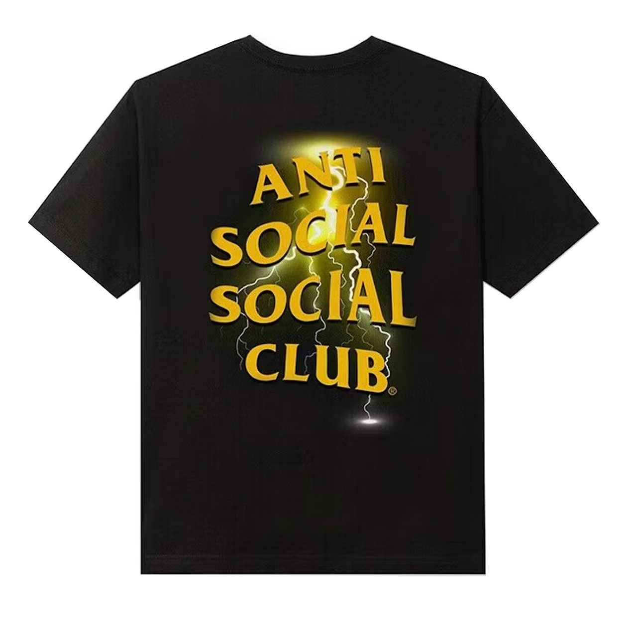 Anti Social Social Club Twista Tee Black Yellow