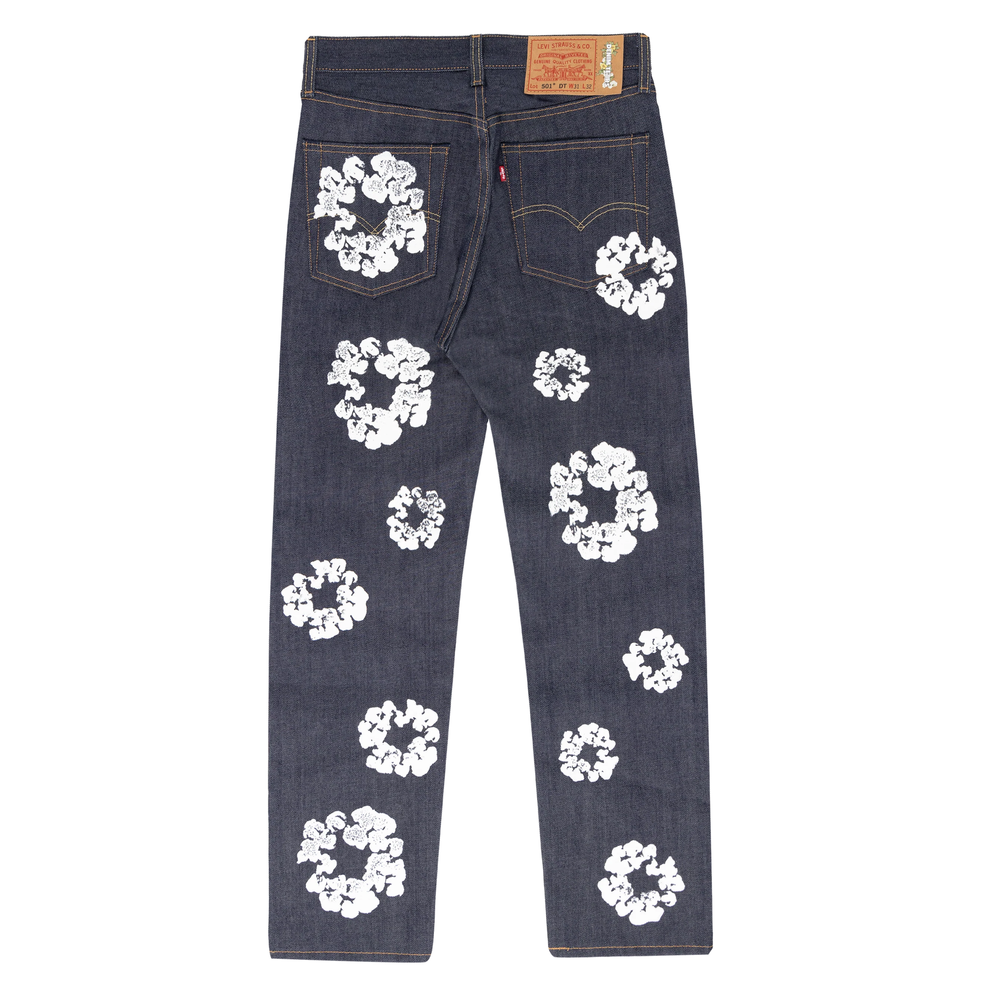 DENIM TEARS cotton wreath jean ジーンズ パンツ コットン Denim Tears Cotton Wreath Jeans Selvedge – PIECES