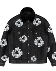 Denim Tears Leather Cotton Wreath Type-3 Jacket Black