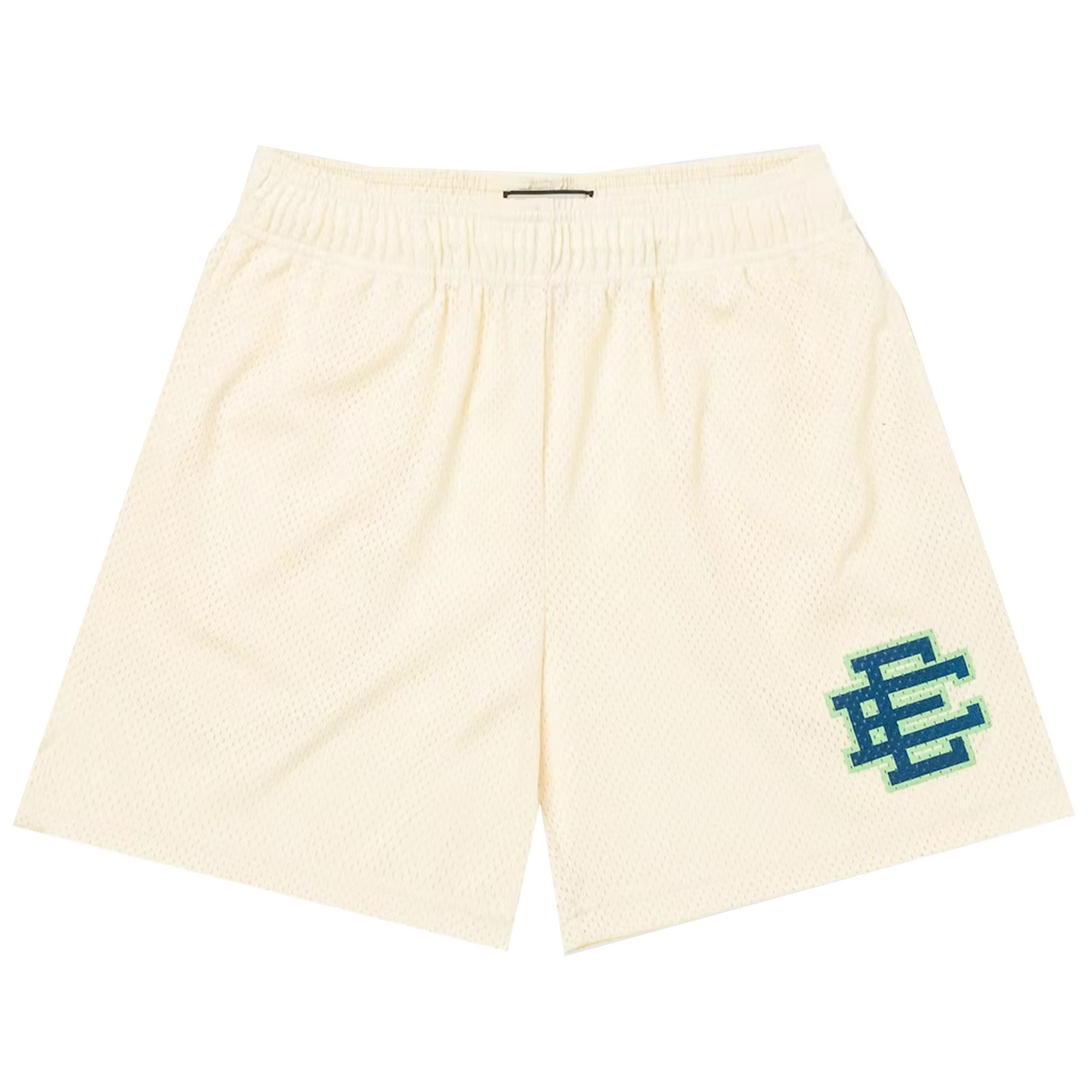 Eric Emanuel Basic Shorts Antique White Blue Green