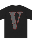 Vlone x 999 Juice Wrld Man Of The Year 3M Tee Black Red