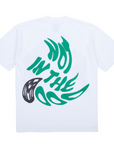 Mood Swings Swirl Tee White Green