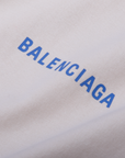 Balenciaga Logo Tee Cream