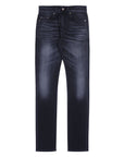 Saint Laurent Slim Fit Denim Jeans Black Washed