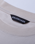 Balenciaga Logo Tee Cream