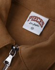 Pieces Country Club Zip Shirt Camel