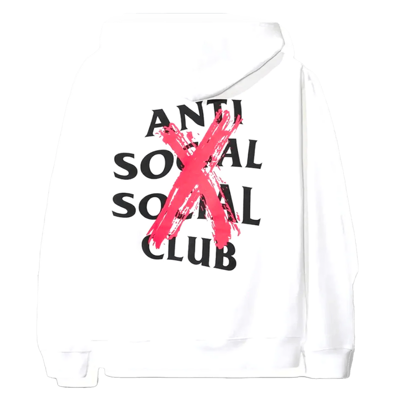 Anti Social Social Club Cancelled Sweatshirt White Pink