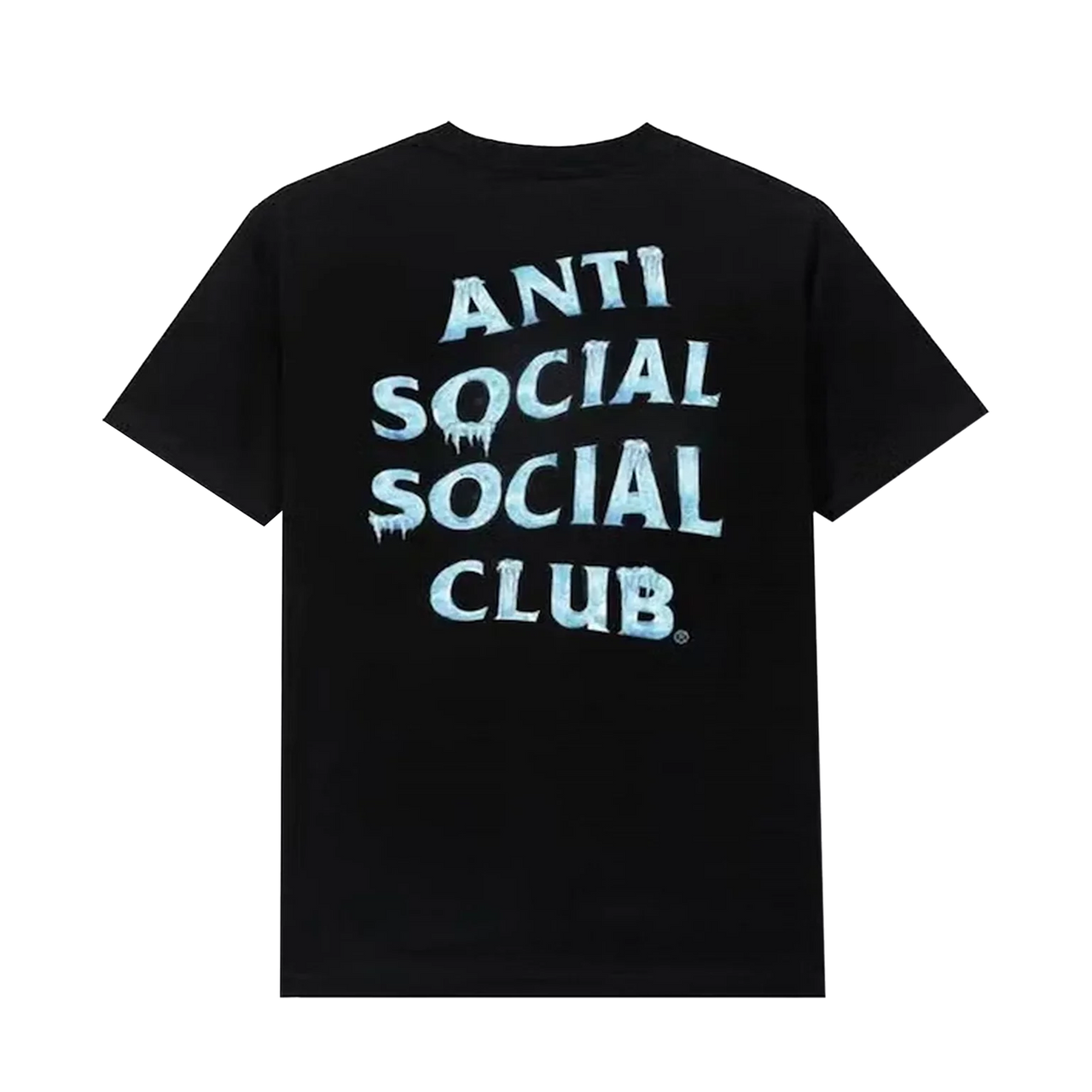 Anti Social Social Club Cold Sweats Tee Black Baby Blue