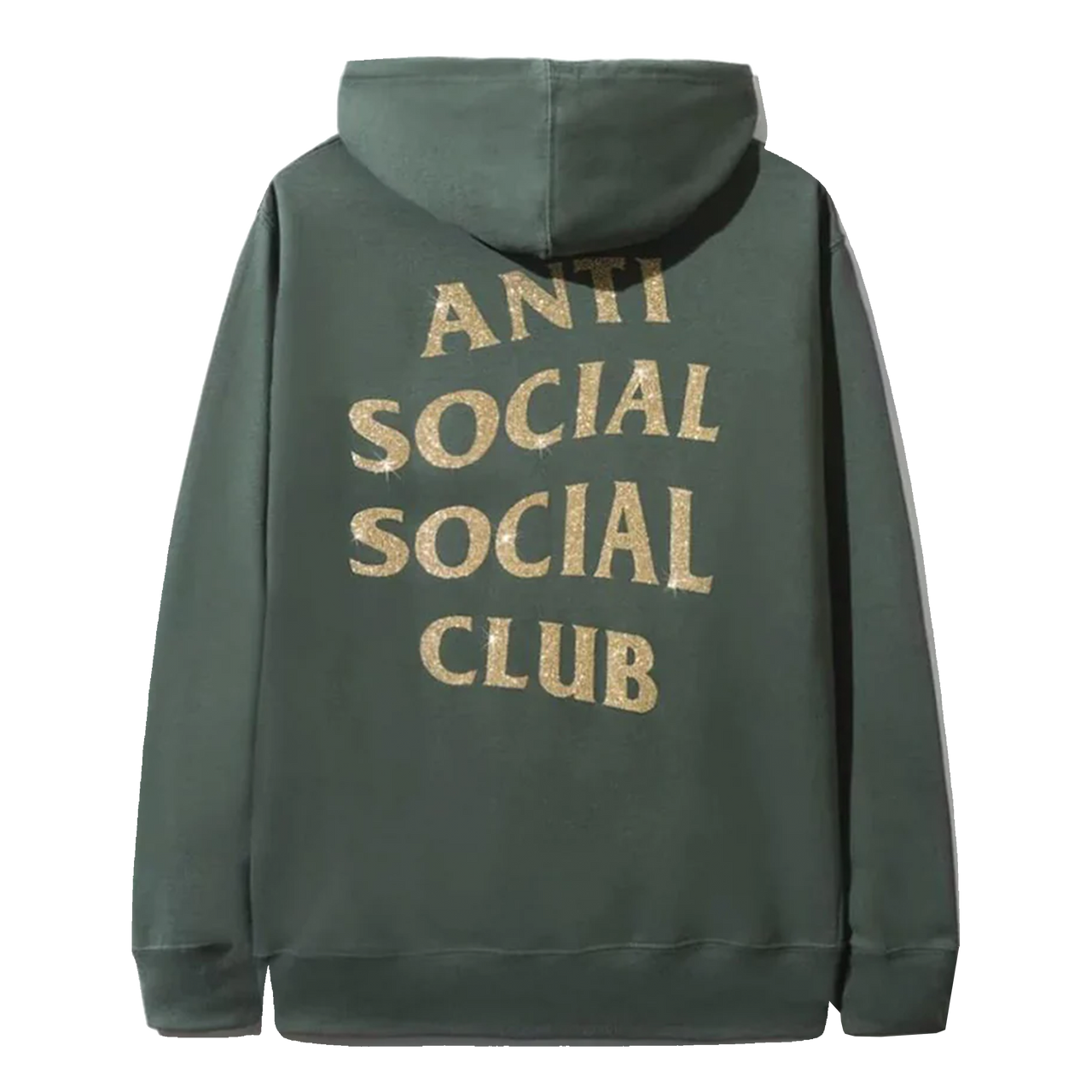 Anti Social Social Club Glitter Sweatshirt Green