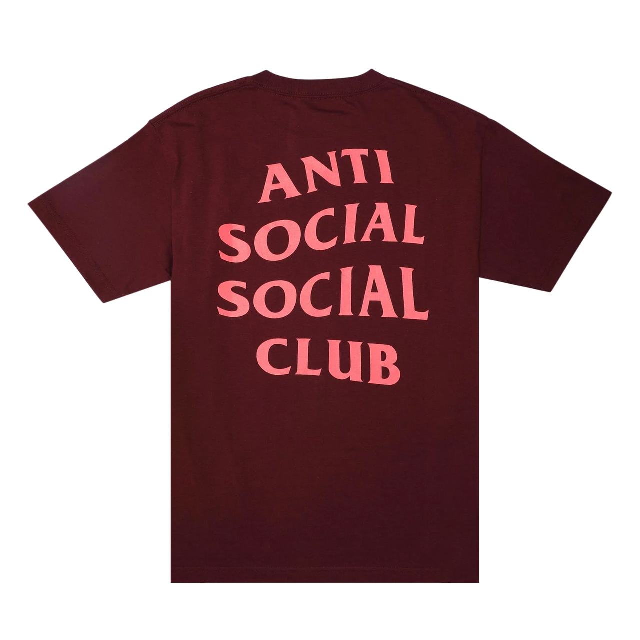 Anti Social Social Club Logo Tee Maroon