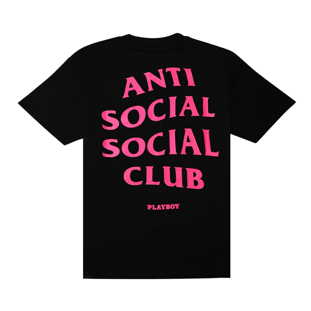 Anti Social Social Club x Playboy Logo Tee Black Pink