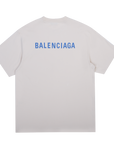 Balenciaga Logo Tee Cream