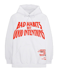 Vlone x Nav Bad Habits Good Intentions Sweatshirt White