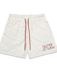 Pieces PCS Mesh Shorts Eggshell