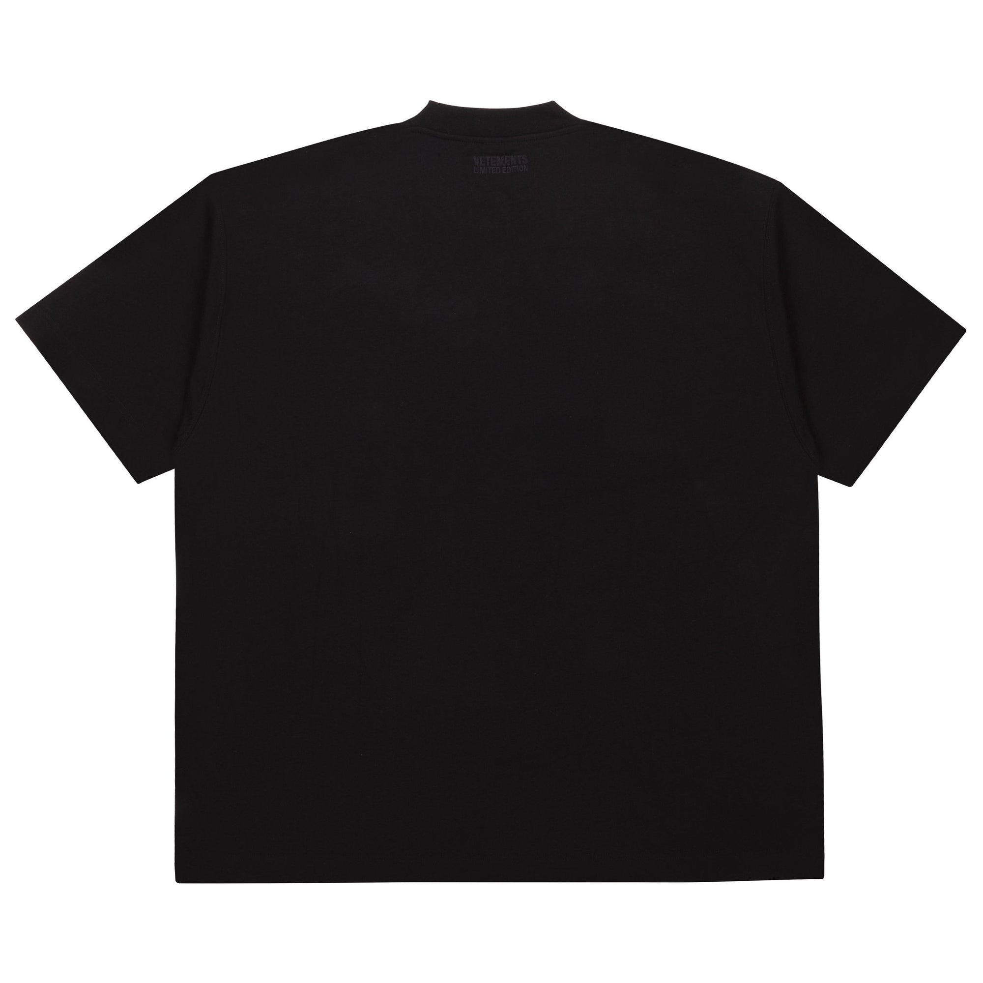 Vetements Big Logo Limited Edition Tee Black Yellow