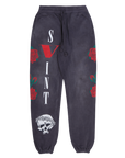 Saint Michael x Vlone Roses Sweatpants Aged Black