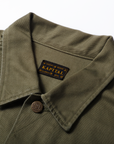 Kapital Vintage Smiley Embroidered Jacket Olive