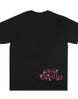 Kaws New Fiction Tee Black