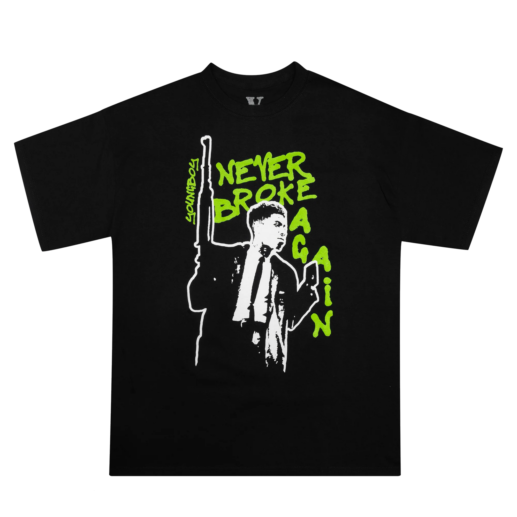 Vlone x Youngboy NBA My Windows Tee Black Green