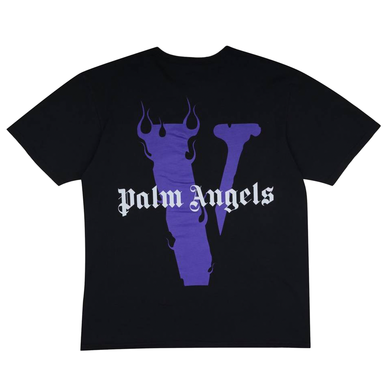 Vlone x Palm Angels Staple Tee Black Purple