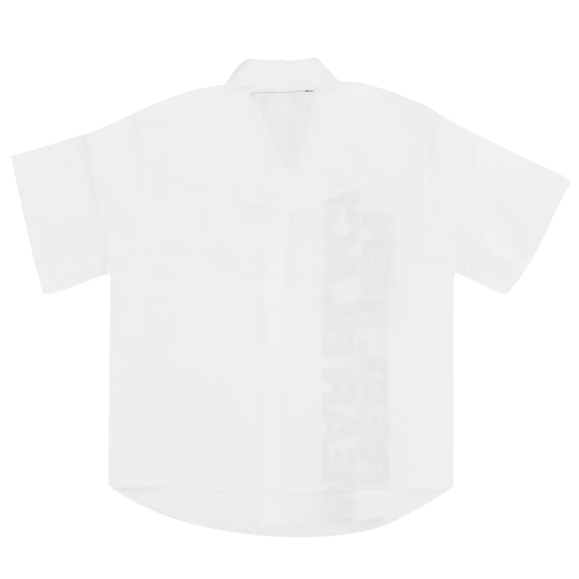 Vlone Real Men Wear Black Button Up Shirt White