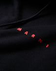 Marni Logo Zip Sweatshirt Black