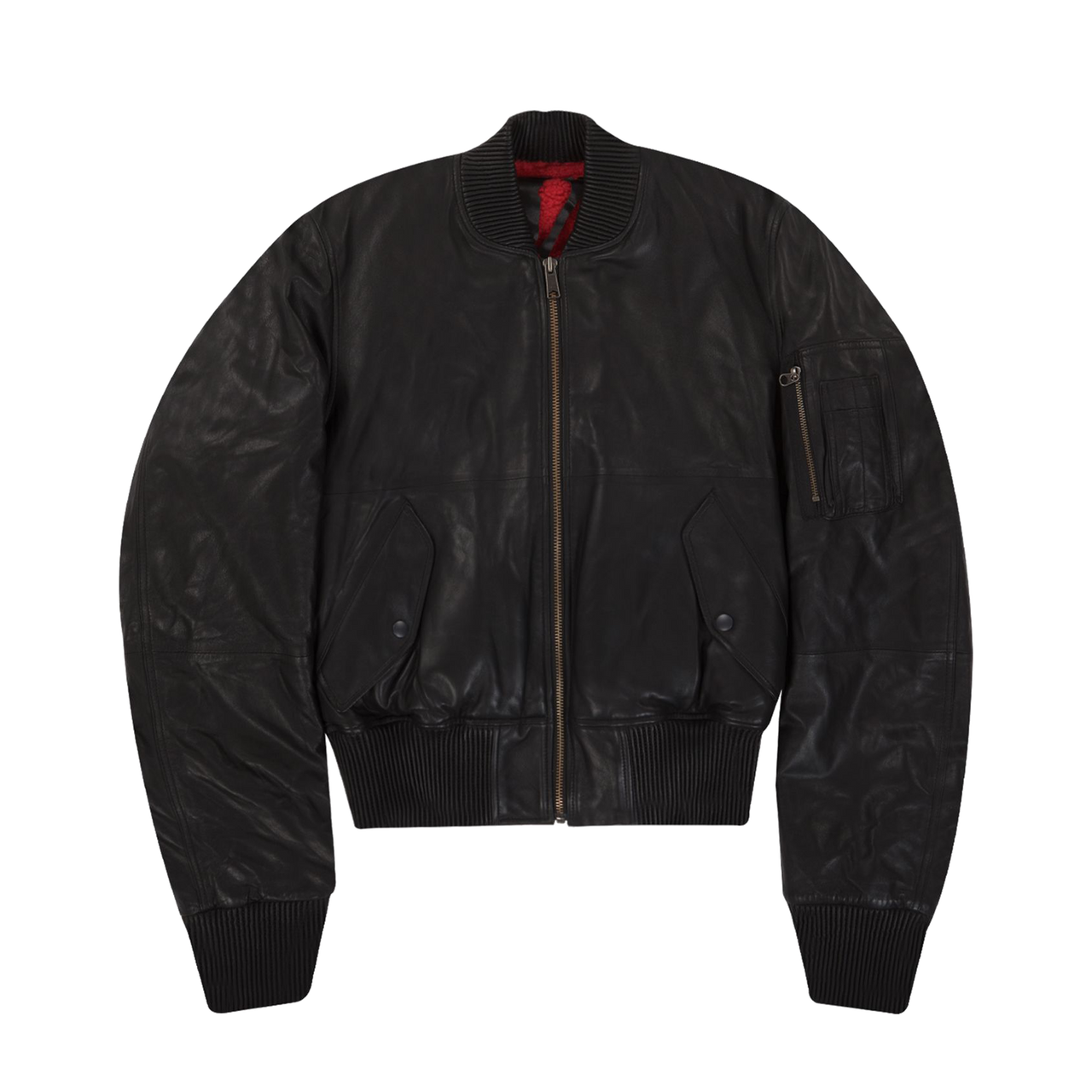 Vlone Leather Jacket Black